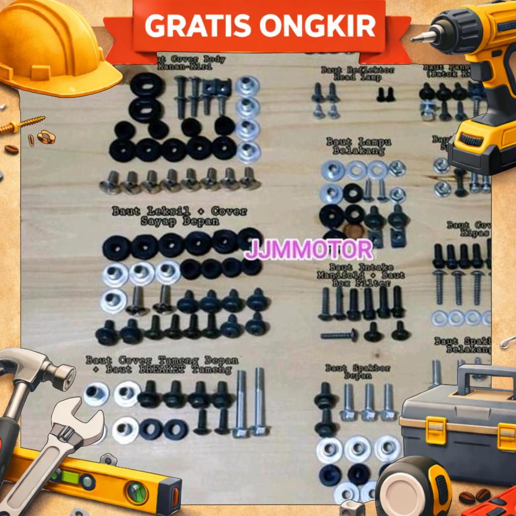 Baut Full Set Body F1Zr / Baut Full Bodi F1Zr / Baut F1Zr