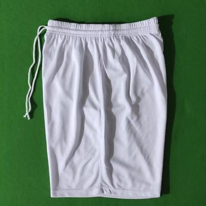 Celana Putih Polos pendek pria olahraga