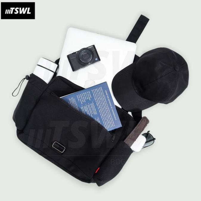 TAS SELEMPANG COWOK SKENA SLING BAG CANVAS KANVAS MINI KECIL PRIA WANITA OUTFIT KEREN VINTAGE MILITA