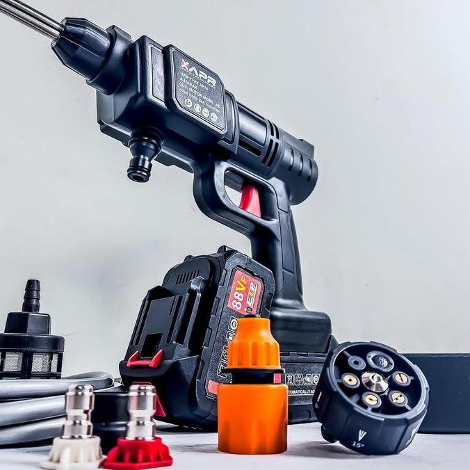 Mesin cuci motor mobil APR JAPAN A10 jet cleaner steam cordless 98v