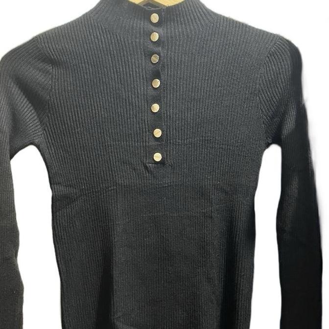 Kaos Lengan Panjang Polo Wanita