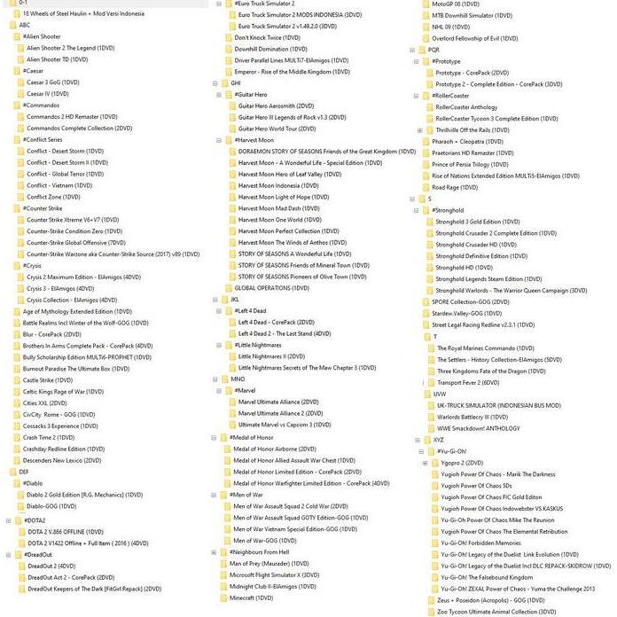 PC GAME JADUL PILIHAN + Hardisk External 500GB