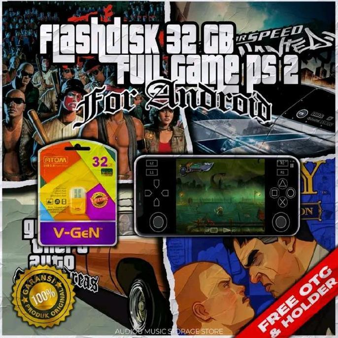 USB Full Game Ps2 Untuk HP Android Smart Flashdisk Storage