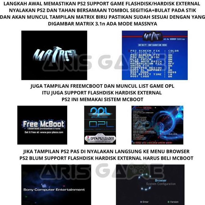 USB GAME HDD FD PS2 METRIX OPL PLUG AND PLAY