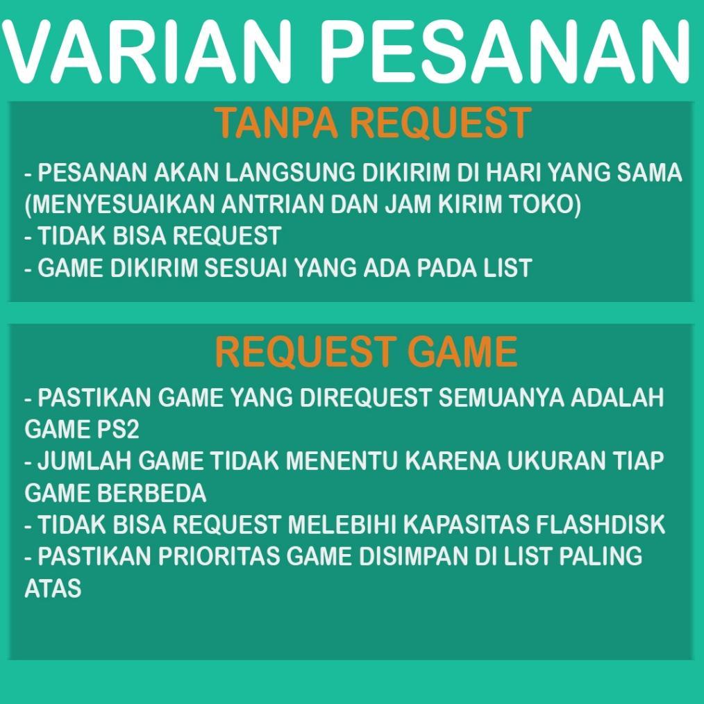 Flashdisk 64GB Full game PS2 Bisa Request