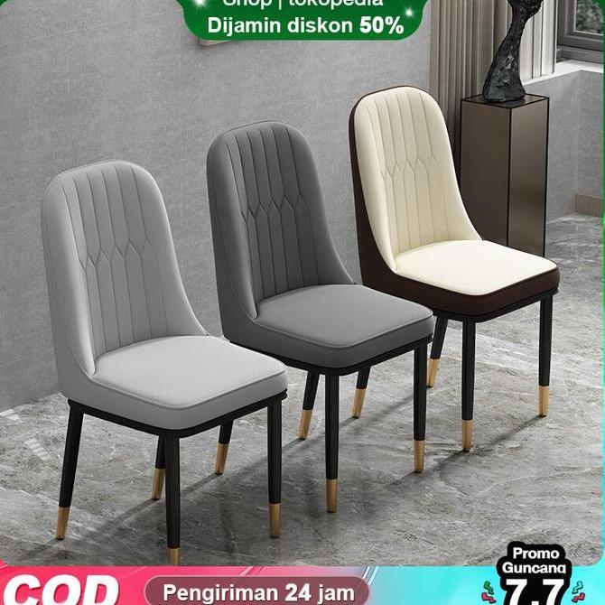 tokoeda - Kursi Makan Kursi Modern Minimalis Kursi Cafe Kursi Makan Sandaran Makan Kursi Chairs Furn