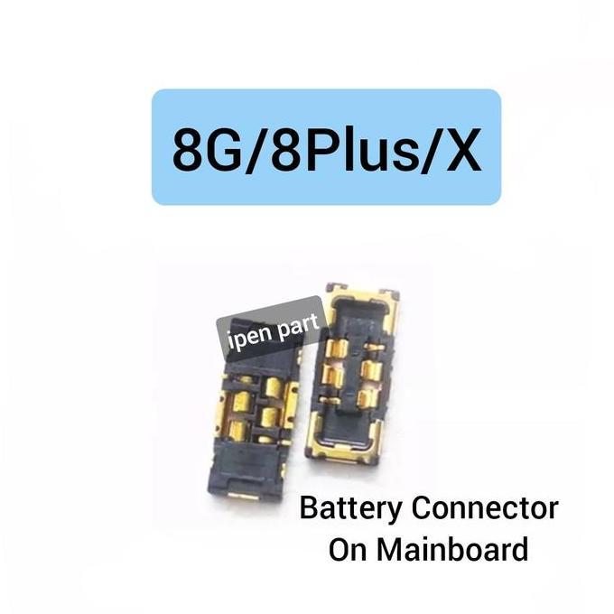 Hradpix- Konektor Baterai Iphone X 8 Plus Original Connector Battery Di Mesin