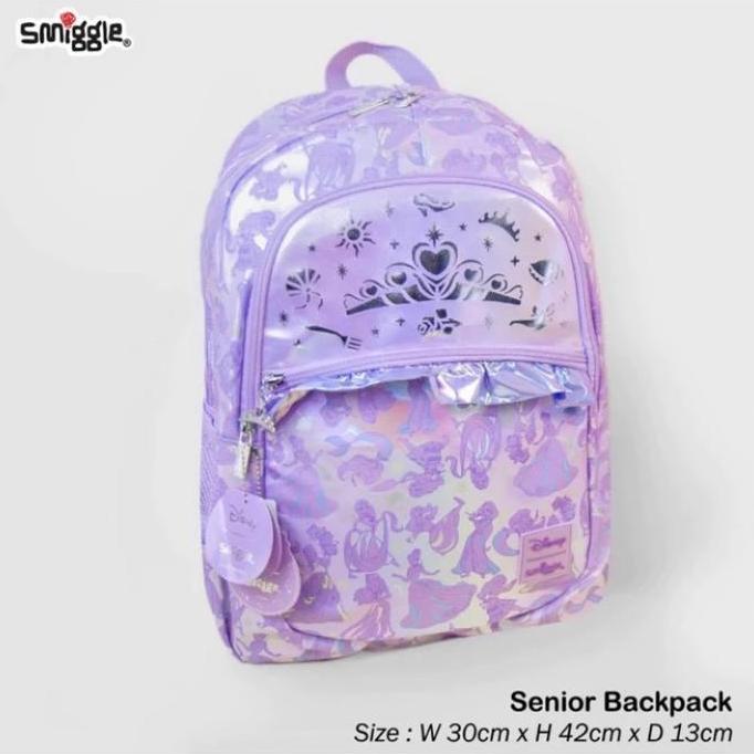 SMIGGLE DISNEY ARIEL &PRINCESSSERIES Fashion Tas Ransel