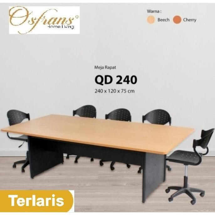 Allo- Meja Rapat Meja Meeting Jumbo Besar Qd240 Qd180 Qd120 Qd 240 180 Qd 40