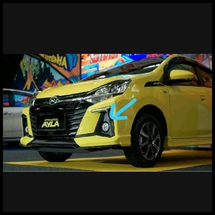 TERLARIS CHROME LIST FOGLAMP AYLA 2020 ORI 1PC 