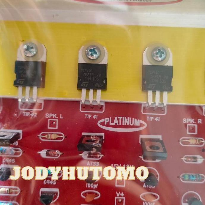 Kit power Streo OCL DMS-025 Platinum Power Amplifier Tip 41 42 60watt