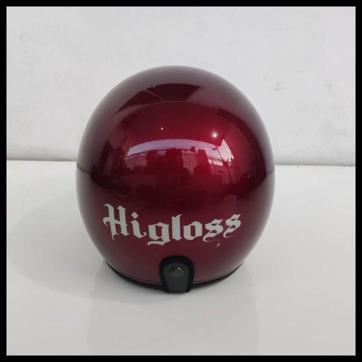 TERMURAH HELM HELMET BOGO HIGLOSS HELM RETRO DEWASA PRIA & WANITA 