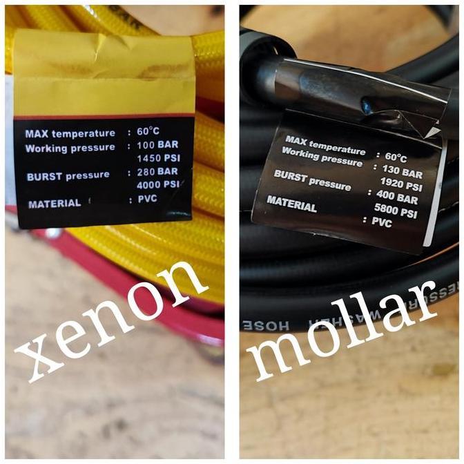 Clapix- Selang Jet Cleaner High Pressure Washer Hose 25M Mollar 25 Meter