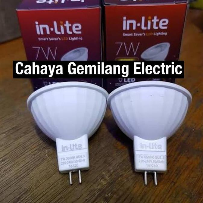 Lighzx- Lampu Mr16 Inlite 7W Mr 16 7Watt Inlite