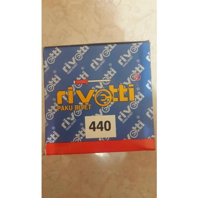 Dnabig- 1 Kotak Paku Rivet Merk Rivetti 440 Ukuran 3.2Mm X 11Mm Isi 1000 Pcs