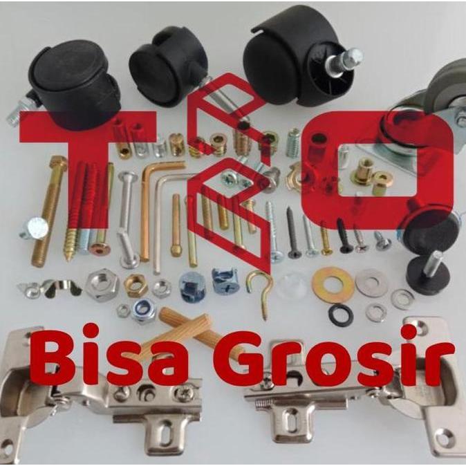 Dnabig- Mur Topi Stainless M6 X 12 X 13 - Mur Jcn M6X12X13 - Mur Tutup Jcbc