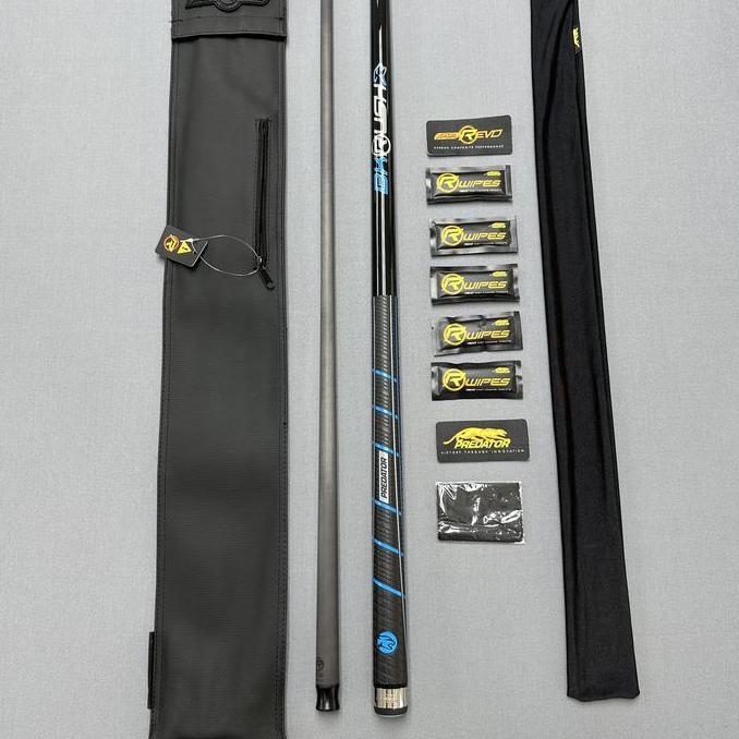 TERLARIS Stick Billiard Predator BK Rush Sport Wrap Break Cue Baru