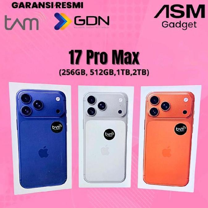 Gasskirim- (Asm X K) Apple Iphone 17 Pro Max 256Gb 512Gb 1Tb 2Tb Garansi Resmi