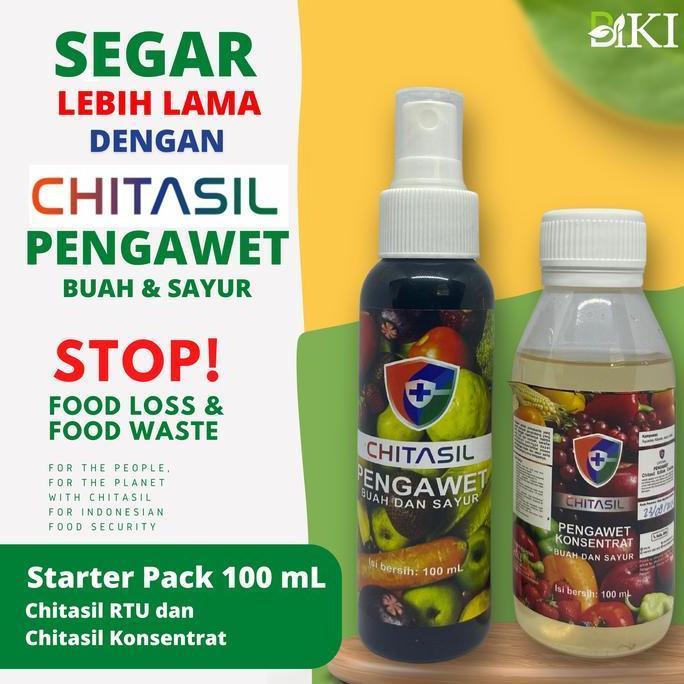 Ground- Stater Pack Pelapis/Pengawet Buah Alami Chitasil Chitosan Cair