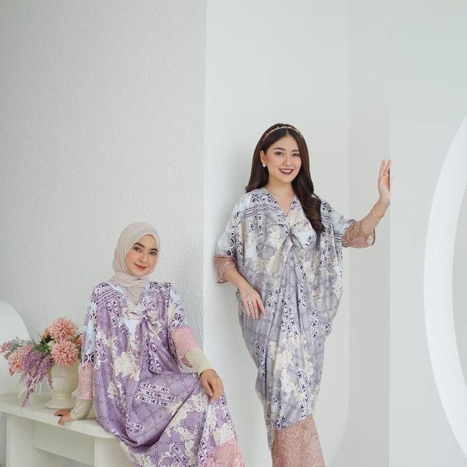 Grosir Missnomi - Alhena Kaftan Brokat / Kaftan Premium / Baju Wanita / Kaftan Couple Motif Muslim P