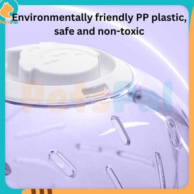 Raafaa_Days - Bola Lari Roda Lari Hamster Transparan Lampu Menyala Hamster Toy Running Ball Light