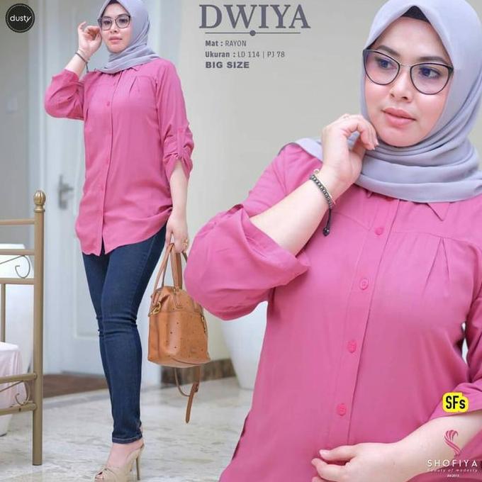 Cantek- Dwiya Tunik Bahan Katun Rayon // Kemeja Wanita // Baju Atasan Wanita Tunik Korean Style Tuni
