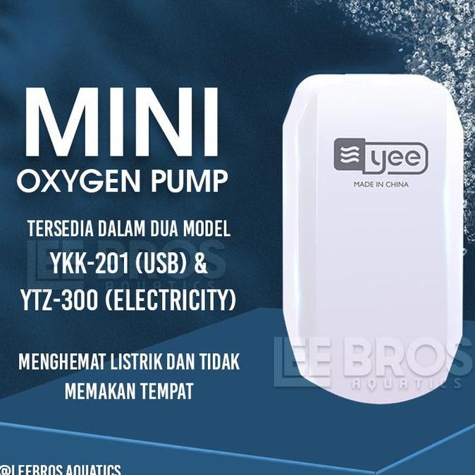 Fishbou- Aerator Pump / Oxygen Pump / Air Pump / Usb Aerator Mini