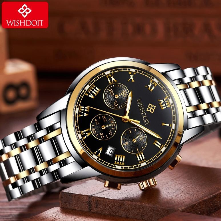 Promo Terbaru Wishdoit Jam Tangan Pasangan Asli Pria Dan Wanita Jam Tangan Anti Air Baja Tahan Karat