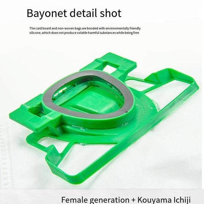 6Pcs Dust Bag Vacuum Cleaner Vorwerk Vk200 Fp200 / Kantong Debu Kobold Vorwerk