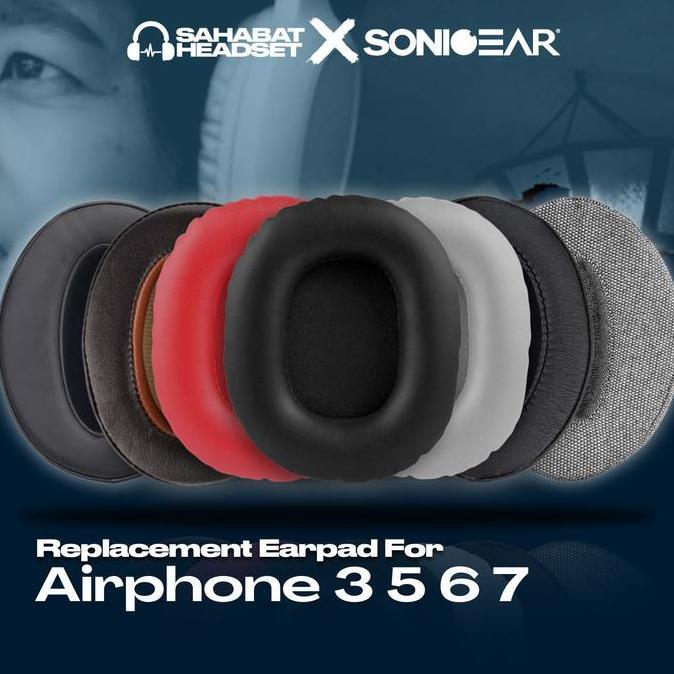 DB10 - Earpad Ear Cushion Earcup Sonicgear Airphone 3 5 6 7 Foam Premium Busa