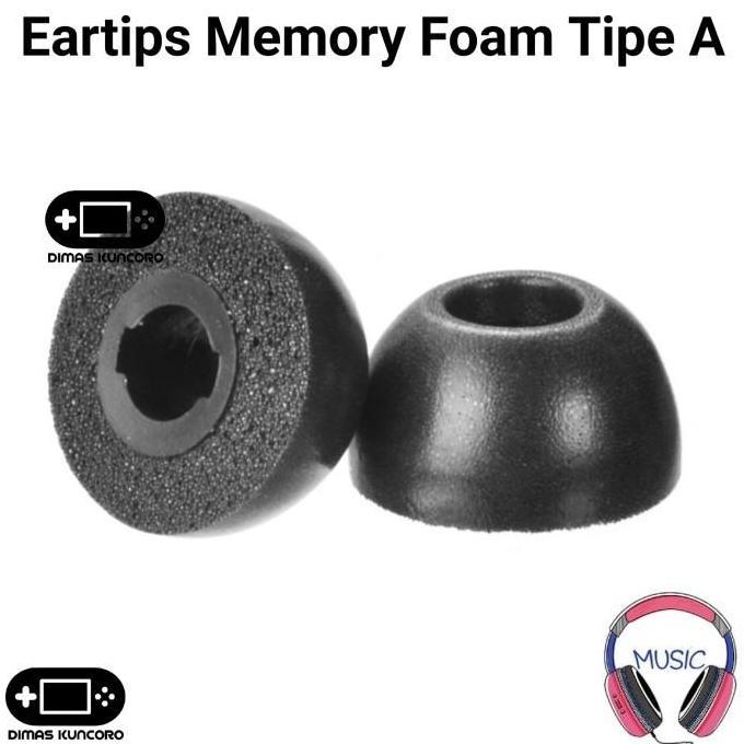 DY73 >> Eartips Memory Foam Tipe A busa eartip jabra elite 85t 75t 65t active