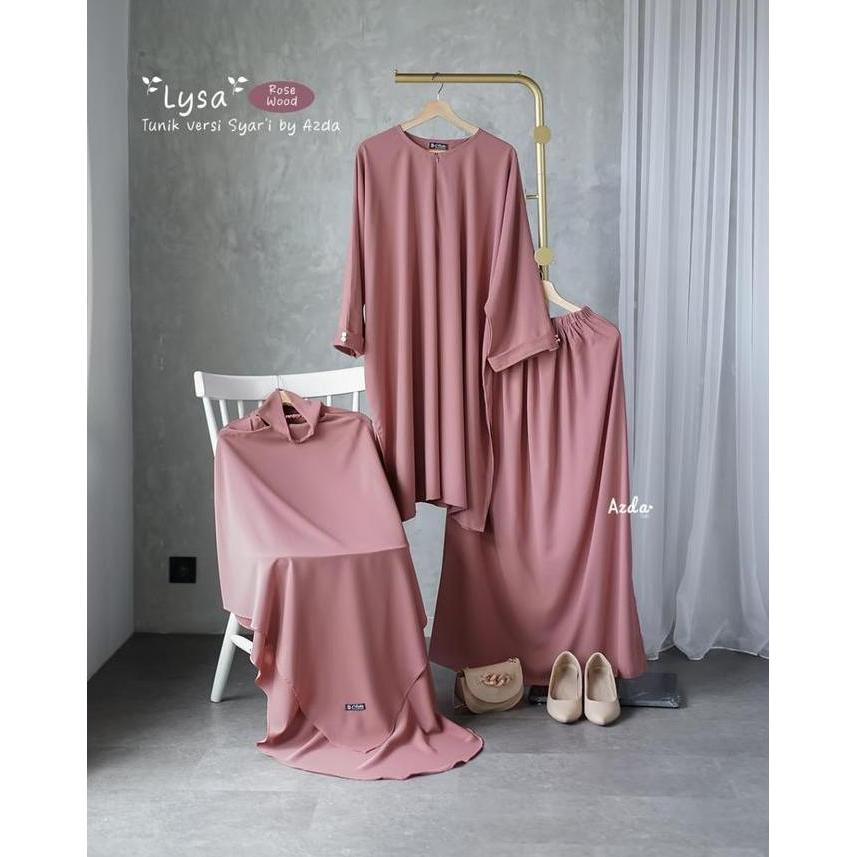 Murah Lysa Set Rok Tunik By Azda Indonesia | Abaya Tunik Rok Syari