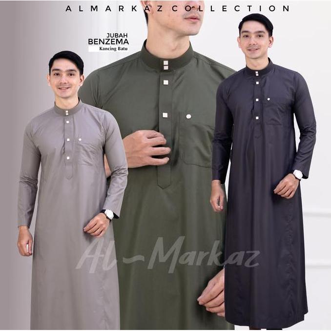Jubah Pria Muslim Gamis Slimfit "Benzema