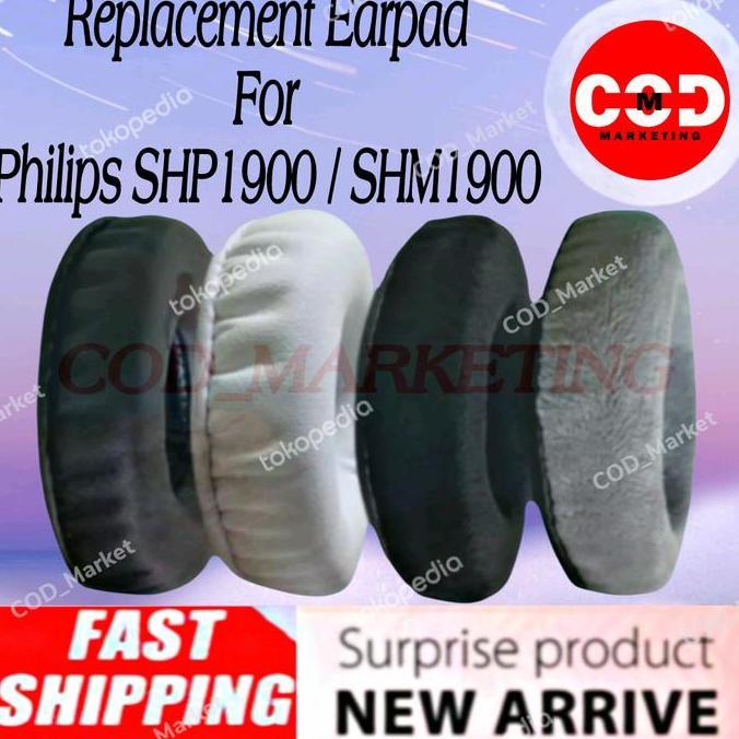 DI95 >> Earcup Busa Earpad Headphone Philips SHP1900 SHM1900 SHP-1900 SHM-1900