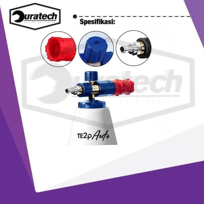 Te2P Auto  Snow Foam Lance 4.0 Free Mesh 5Gr Dan Orifice 1.25 - Tabung Salju Tembakan Gun Mesin Jet 