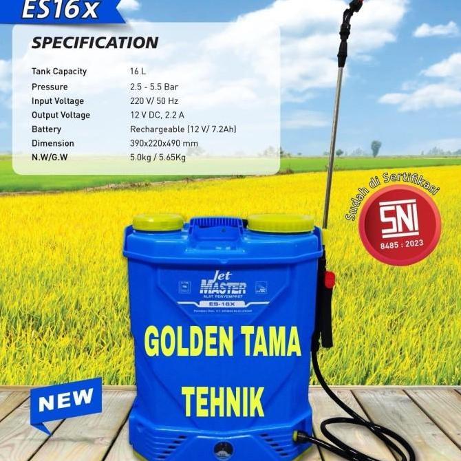 Sprayer Elektrik 16 Liter Jet Master / Sprayer Full Elektrik Jet Master