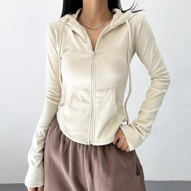 ORIGINAL [PREMIUM] HOODIE RESLETING POLOS / HOODIE RESLETING WANITA CROP / HOODIE WANITA KOREAN STYL