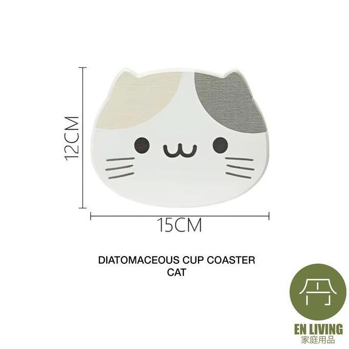 Diatomaceous Cup Coaster / Coaster / Diatomite Coaster / Diatomite Tray / Tatakan Gelas (TERBAIK) (T