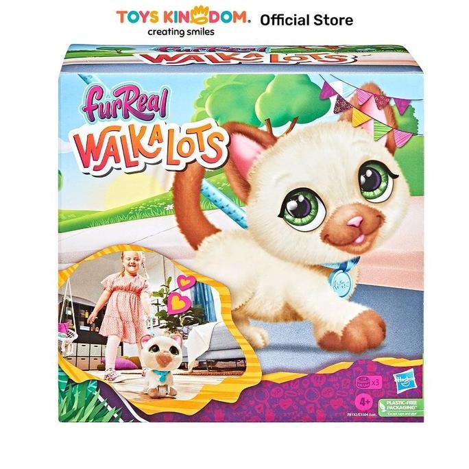 FURREAL BONEKA HEWAN WALKALOTS NEW CAT - KREM