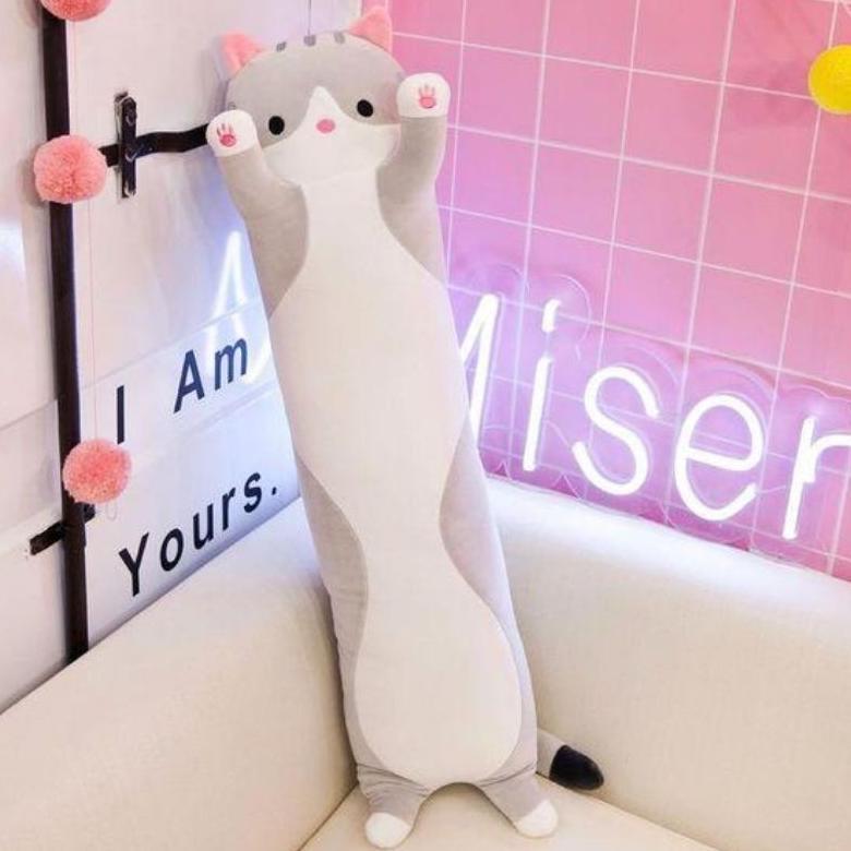 Premium Bantal Guling Kucing Karakter Kucing Viral | Guling Karakter Kucing Lucu Viral | Guling Kuci