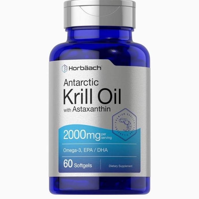 Horbaach krill oil 2000 mg per serving isi 60 softgel