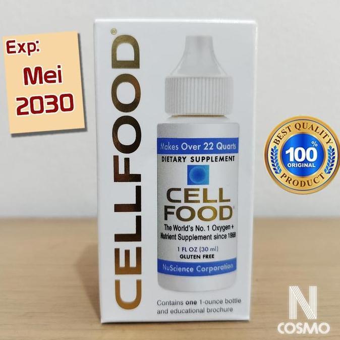 Cellfood NuScience USA 30 ml Liquid Concentrate Cell Food Boost Oxygen Cell Food