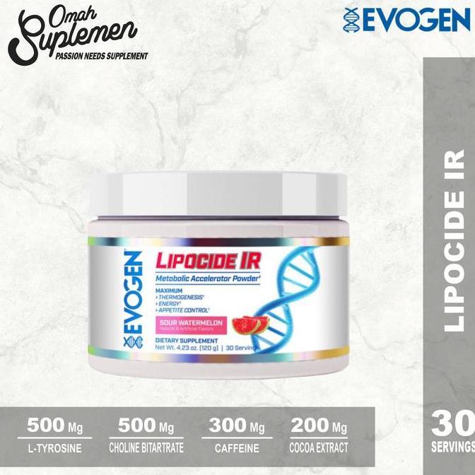 Evogen Lipocide IR 30 servings Fatburn Powder SALE