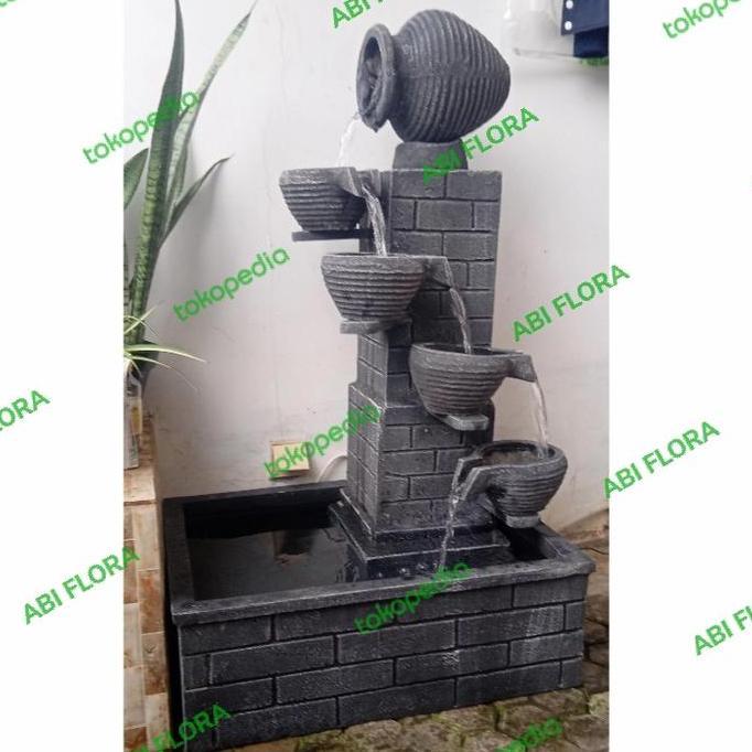 Terlaris Air Mancur Kendi Pancuran Taman Kolam Plus Mesin