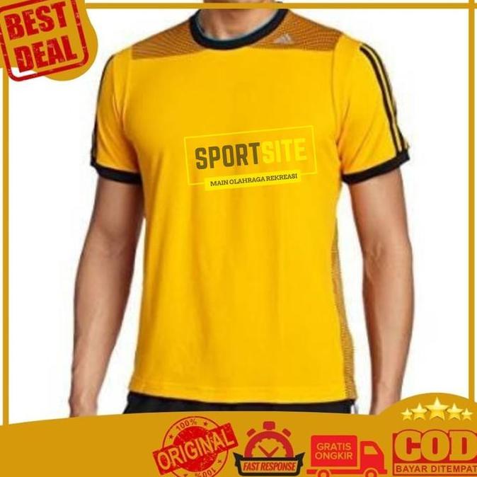 Adidas Climacool Tee Pakaian Kaos Baju Olahraga Running Fitness Gym Pria Original