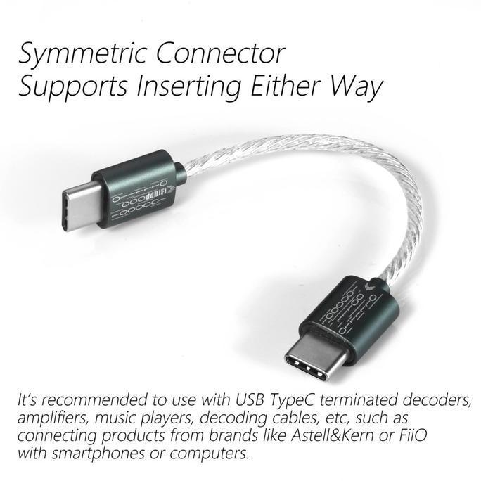 Trikikal- Dd Hifi Ddhifi Tc05 Tc05M2 Type-C To Type-C Usb Otg Cable For Dac/Amp Tc 05 Tc05 M2