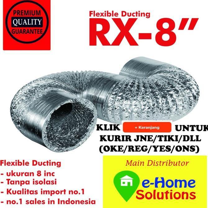 Alumunium Flexible Ducting 8 Inch Double
