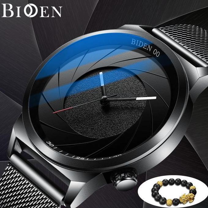 Wgwg- Biden Jam Tangan Pria Biden Fashion Analog Bisnis Pita Jala