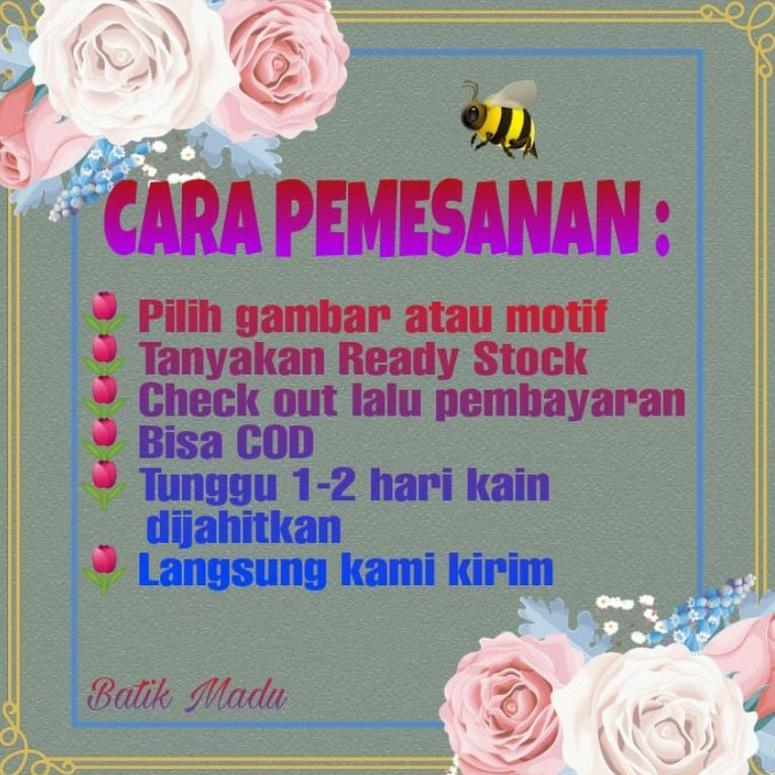 TERLARIS 12 MOTIF TUNIK / Tunik Batik Full Furing Free Masker / Dress Wanita / Blouse Wanita / Atasa