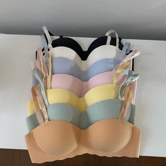 Wkwx- Celyne Summer Bra Push Up Model Half Cup Wanita Light Bra Comfort Simple Bh Wanita 9055 Busa T